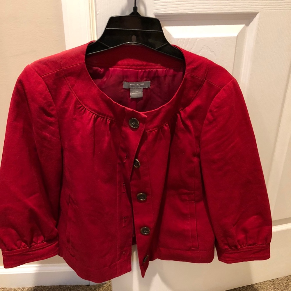 Red Blazer by Ann Taylor factory